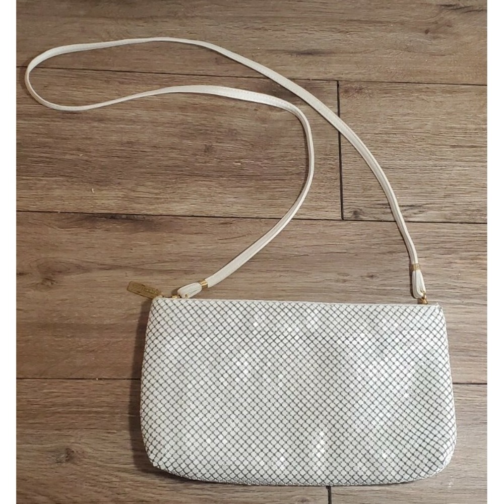 Vintage Whiting & Davis White Mesh Bag
